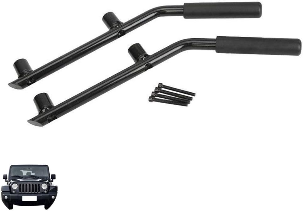 TUINCYN Grab Handle Solid Steel Black Rear Grab Bar Car