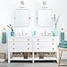 Amazon Brand – Pinzon 6 Piece Pima Cotton Bath Towel Set - Mineral Green