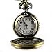 YouYouPifa Bronze Twelve Constellation Pattern Carved Hollow Small Pocket Watch