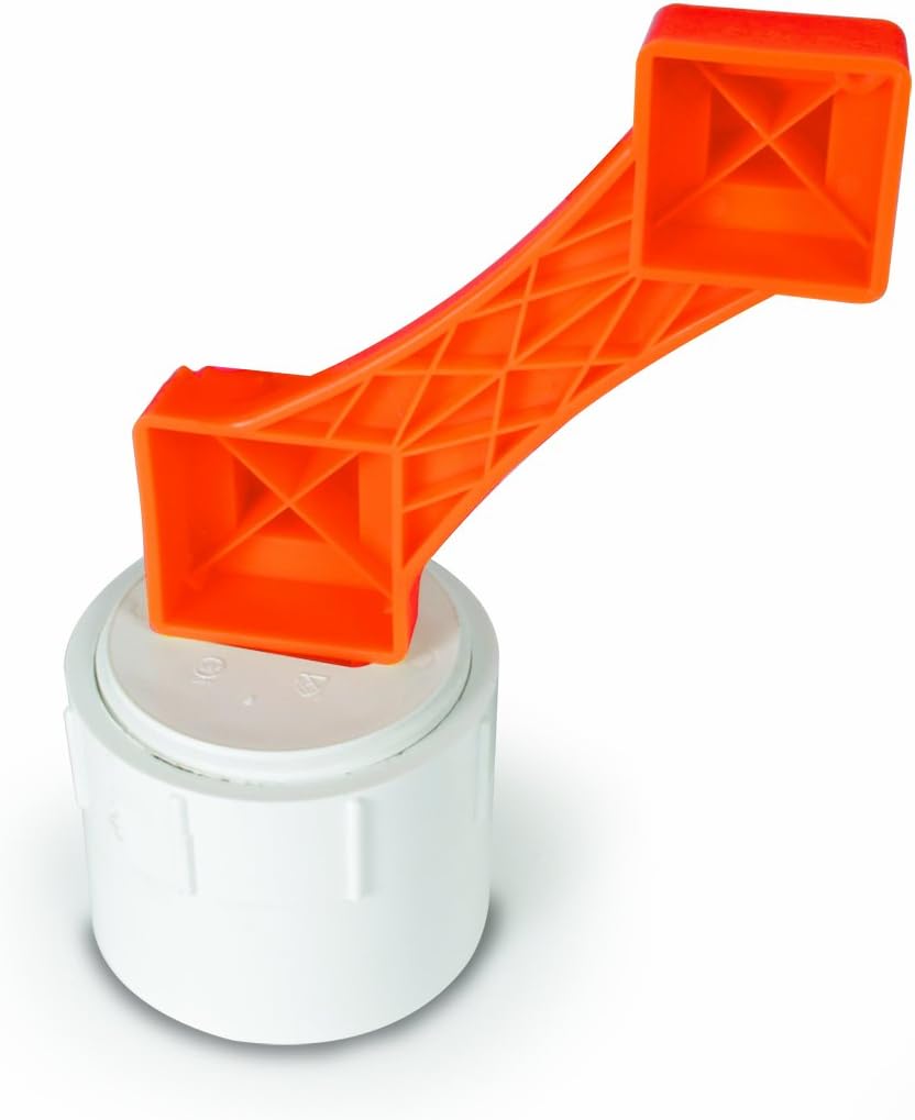 Camco RhinoFLEX 6-in-1 Sewer Cleanout Plug Wrench with Easy Grip Handle- Easily Loosen Any RV Dump Station Cap with Universal Design, 3" or 4" Male and Female Sewer Cleanout Plugs (39755): Automotive