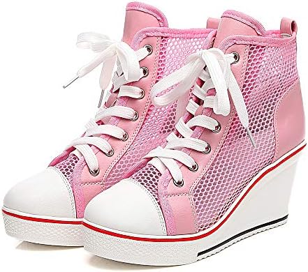 ladies heeled trainers