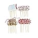 SUNBEAUTY 48pcs Nautical Theme Cupcake Toppers Food Fruit Picks Ocean Birthday Baby Showers Event Party Decoration