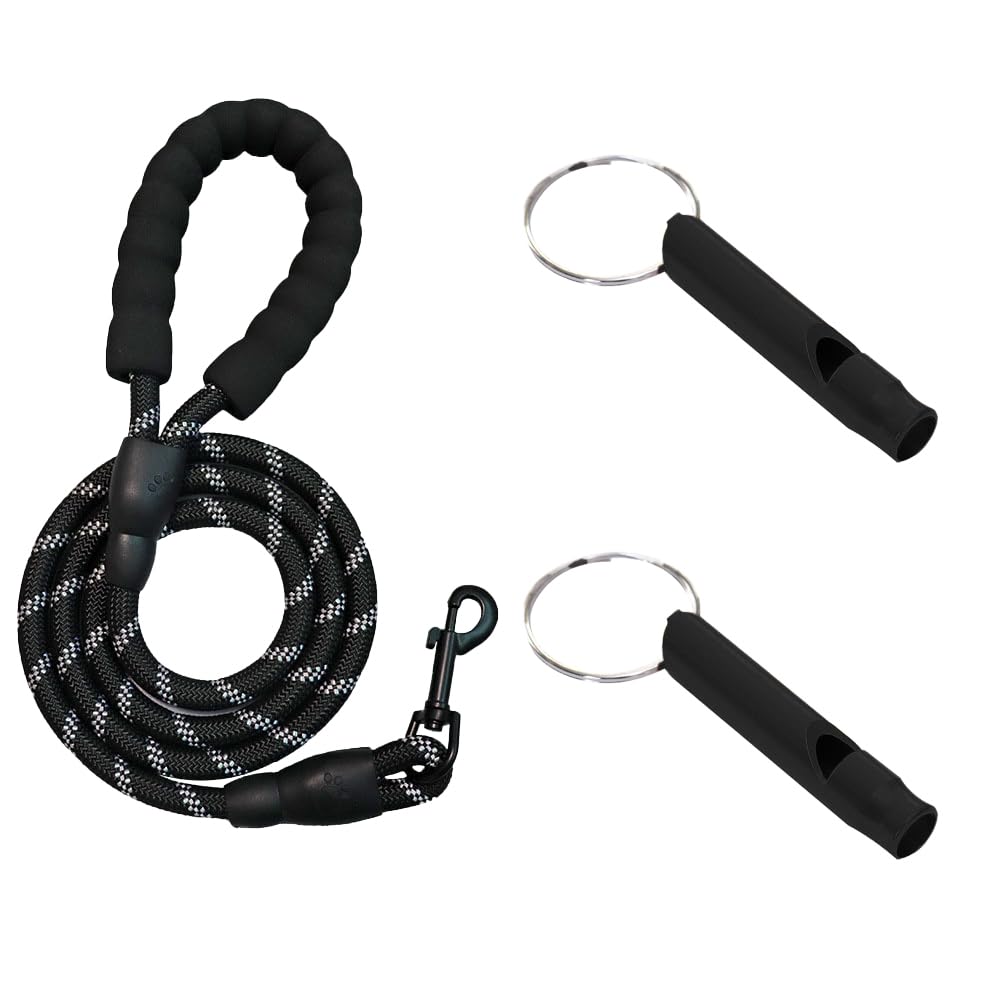 3-Piece Sliding Dog Leash with 1.5m Strong Dog Line, Reflective and Durable Large Dog Leash, Suitable for Daily Walking and Enjoying Every Moment With the Dog