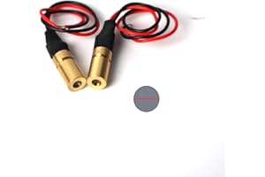 BEITESI 650nm red light laser module industrial laser module adjustable focal length (line-2packs)