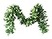 Botius 40 Ft Realistic Artificial Ivy Garland - UV Resistant Fake Hanging Vines for Indoor/Outdoor Wedding, Wall, Party, Garden Decor - Pack of 5