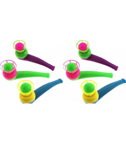 Tube Soufflage à Balles Flottantes – 15 X 4,5 X 4,5 Cm – Exercice De Respiration – Développement Cognitif – Dès 5 Ans – Jeu De Souffle