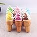 Bingole 1PC Random Color Super Cute Jumbo Torch Ice Cream Squishy Sundae Squeeze Toys Bag Cell Phone Strap Charms