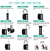 Combination Lock Outdoor Resettable 4 Digit Padlock, AIHYTU 2 Pack Heavy Duty and Weatherproof Combo Lock Combination Padlock Set for School, Gym Sports Locker, Garage, Tool Box, Garden Gate, Storage