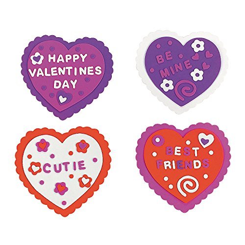 Design it Yourself Foam Valentine Craft Kit ~ 24 Hearts