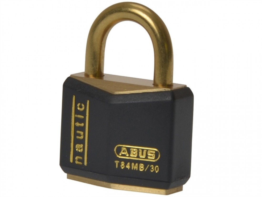 ABUS T84MB30C Rustproof Padlock Carded - Black
