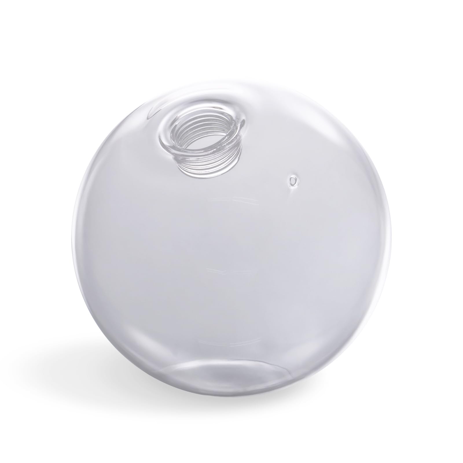 Photo 1 of Lighting Replacement Glass Lampshade 4.72” diameter Clear Glass Dome Cover Round Globe 0.8” Opening Fitter for G9 Bulb Replacemen (Clear, 4.72 Inch)