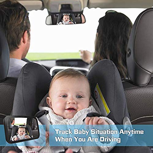 Ideapro Baby Car Backseat Mirror, Rear View Facing Back Seat Mirror