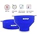 The Original Hotpop Microwave Popcorn Popper, Silicone Popcorn Maker, Collapsible Bowl BPA-Free and Dishwasher Safe- 20 Colors Available (Blue)