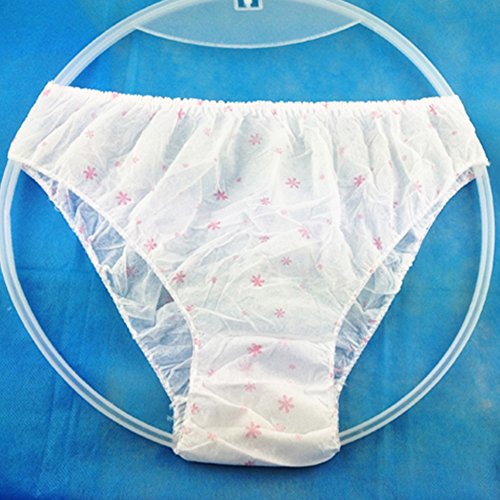 HERME 10 Pcs Hospital Underwear Maternity Pregnancy Panties Disposable