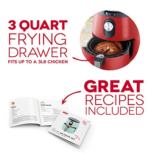 Dash Deluxe Electric Air Fryer + Oven Cooker with Temperature Control