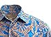 Floral Sky Men's Tropical Hawaiian Cotton Shirt By Johari West