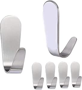 Gancho pegajoso 4 Cepillado Gancho De Acero Inoxidable De Uñas Libre