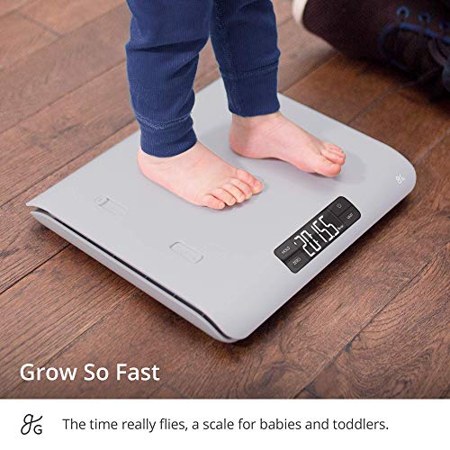 Greater Goods Digital Baby Scale, Perfect for Readings Before and After Feedings with Two-in-One Function, Can Also Serve as Toddler Scale, Designed in St. Louis (Basic, Non-Connected)