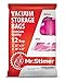 Compression Storage Bags - Set of 12 Space Saver Plastic Vacuum Sacks - Space Saver Bags for Comforters, Towels and Bedding