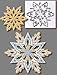 Extra Large OTBP Large Snowflake Cookie Cutter 7.5 Inch –Tin Plated Steel Cookie Cutters – Large Snowflake Cookie Mold