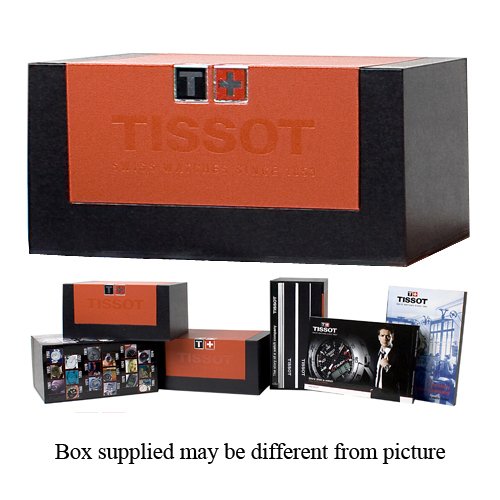 Tissot VISODATE T0194301603101 - Reloj de Caballero de Cuarzo, Correa de Piel Color Negro - Imagen 3