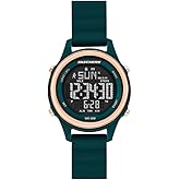 Skechers Women's Fairhaven Digital Green Silicone Watch (Model: SR6349)