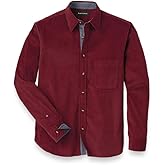 Paul Fredrick Men's Classic Fit Cotton Corduroy Casual Shirt