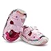 Lidiano Baby Toddler Sewing PU Leather Hook & Loop Cartoon Non-slip Sandals (6-12 Months, Pink)