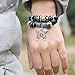MAKIYO Vintage Multilayer Leather Beaded Charms Butterfly Cross Braided Hand Chain Boho Bracelet Retro Cuff Style Chain Bangle