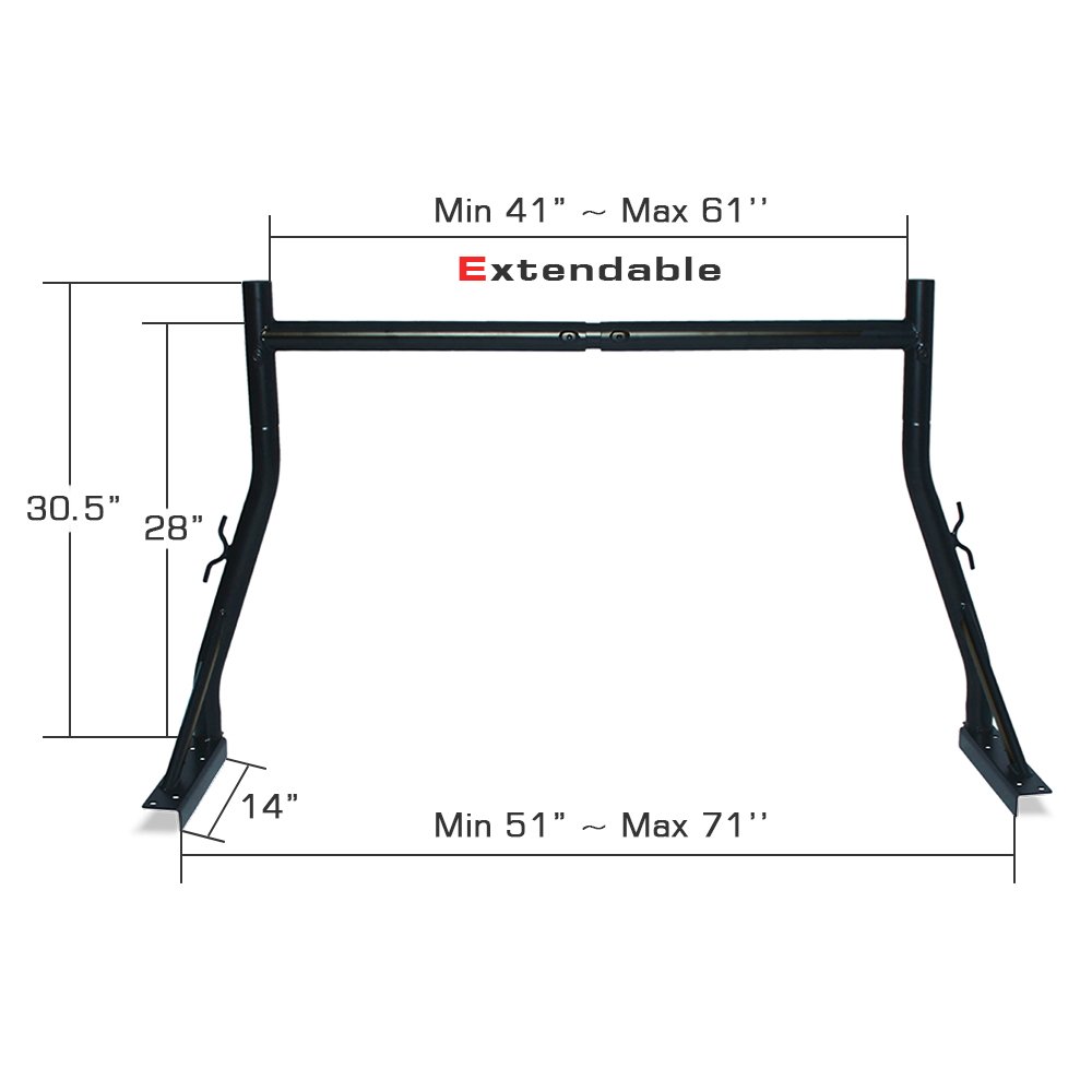 AA Products Steel Double Folding JBar Rack for Kayak Carrier Canoe