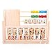 Abacus Wooden Toys ，BeautyVan Kids Learning Versatile Flap Abacus Wooden Toys