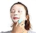 HOYOFO Soft Bamboo Charcoal Bristle Facial Cleansing Brush Deep Pore Gentle Exfoliating Face Brush Facial Skin Care Tools, Sky Blue
