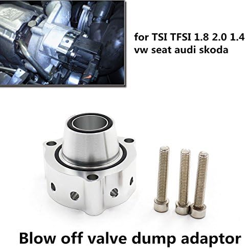 HH Limited Aluminum Alloy Blow off Valve Dump Adaptor for TSI TFSI 1.8 2.0 1.4 VW Seat Adui