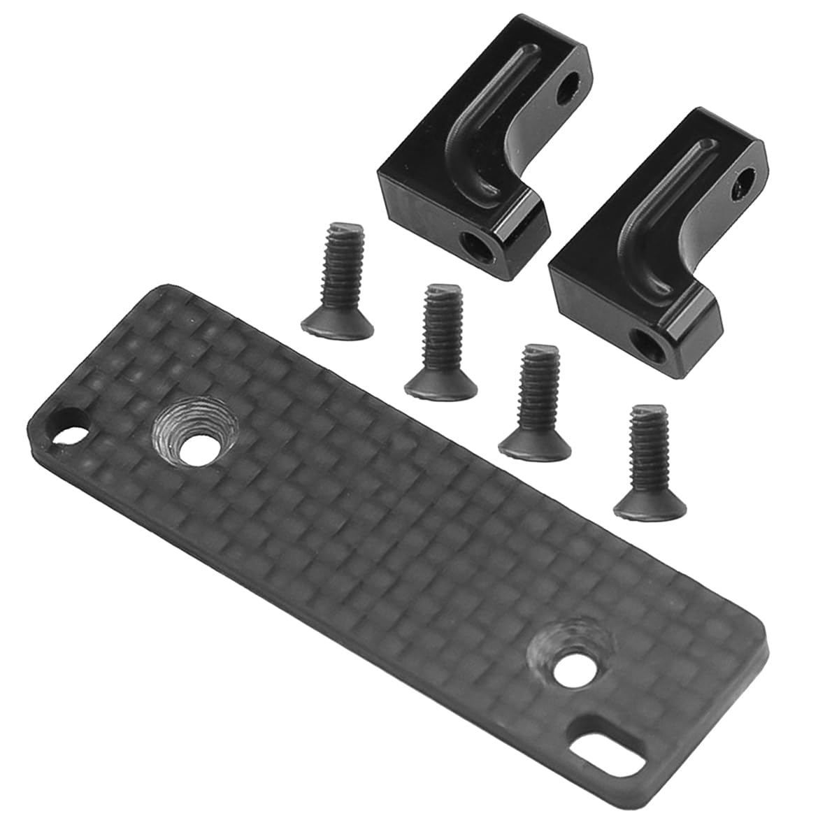 LINSYRC RC Servo Mount Aluminum Alloy Servo Fixed Bracket for 1/10 Scale Axial Wraith Capra 90048 RR10 RC Crawler Car (1 set)