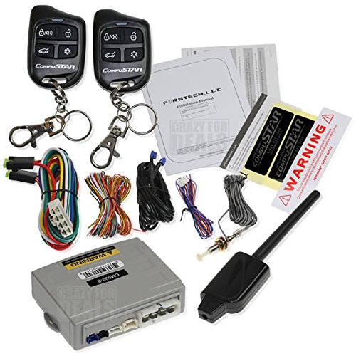 Compustar CS800S 1Way Remote Start with 2 4Button Remotes 1000 Feet