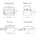 FLYTON Camping Cookware Outdoor Cooking Mess Kit Portable Lightweight Pots Pans Water Kettle Set for Backpacking Hiking Trekking Picnic Fishing Mountaineeringthumb 3