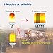 LED Flame Effect Light Bulb 5W 1300K Flame LED Bulbs with Upside Down Effect 3 Modes Flame Light Bulb E26 Based for Halloween Home/Hotel/Bar Party Decoration by LUXON