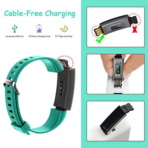 Lintelek Fitness Tracker Heart Rate Monitor, Activity Tracker