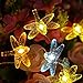 HDNICEZM Decorative Light String, Dragonfly Novelty Light Bar Indoor and Outdoor Warm White LED Light String, with Remote Control, Holiday Party Garden Courtyard Decoration (13.5 Ft 40 LED)