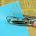 Hand-held 1-Hole Paper Punch Puncher Hand Tool with Pink Grip Single Star Shape Hole (Heart Shape)