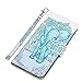 iPhone 5S Case, Speedtek Elephant Pattern Premium PU Leather Wallet Flip Protective Skin Case with Magnetic Closure for Apple iPhone 5 5G (2012) & iPhone 5S (2013)