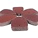 Coceca 120pcs Mouse Detail Sander Sandpaper Sanding Paper Each 20pcs of 40 60 80 120 180 240 Grits Mouse Sandpaper