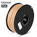 TIANSE PLA 3D Printer Filament， Wood pla，1.75mm pla Filament, 1KG Spool Filament for 3D Printing, Dimensional Accuracy +/- 0.03 mm