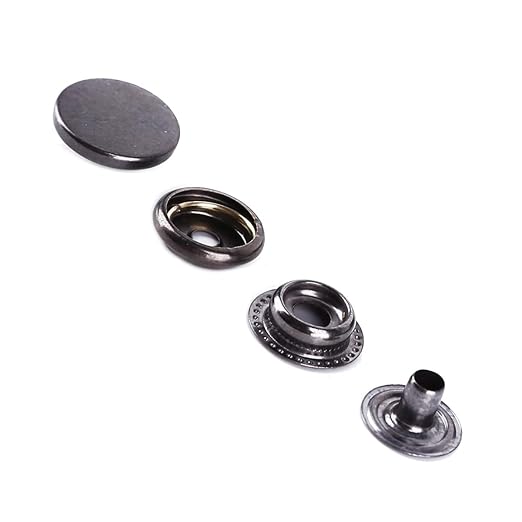 Trimming Shop 15mm Heavy Duty Gunmetal Large Press Studs For Caravan