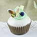 Set of 100 Butterfly Cake & Cupcake Toppers Food Decoration 4 Colour