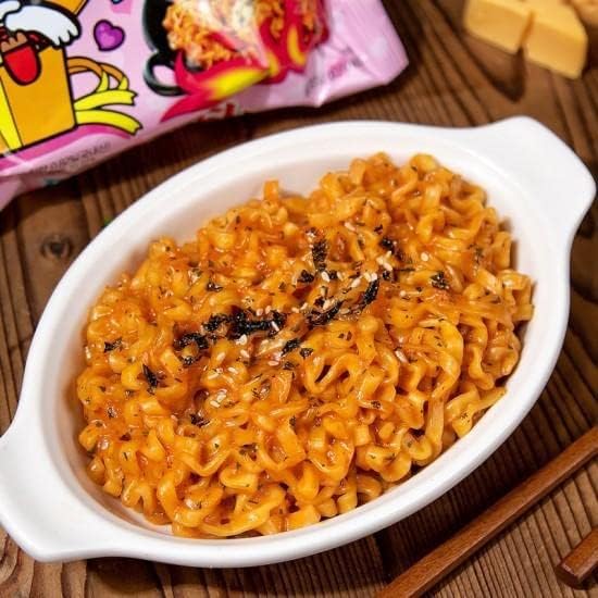 SAMYANG, HOT CHICKEN FLAVOUR RAMEN, CARBO, NET WEIGHT 130 G (PACK OF 2 PIECES) / 8Y KK