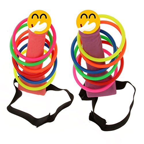 PULAISEN Ring Toss Game Bachelorette Party Hen Party Dick Head Hoopla Girls Night Out Game girls night out party games hen toy hen night out girls night out bachelorette party will be girls