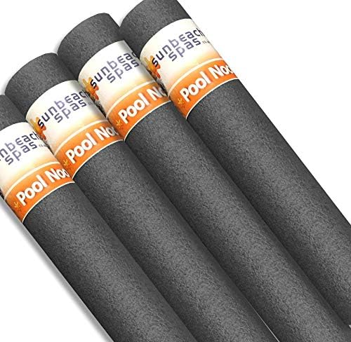 Sunbeach Spas NEW Special Noodle Deal Woggle Logs Swimming Pool Water Sport Lessons Aid Foam Colourful Family Holiday Kids Floats Aerobic Therapy Exercise 1.5m / 150cm - 4x Black