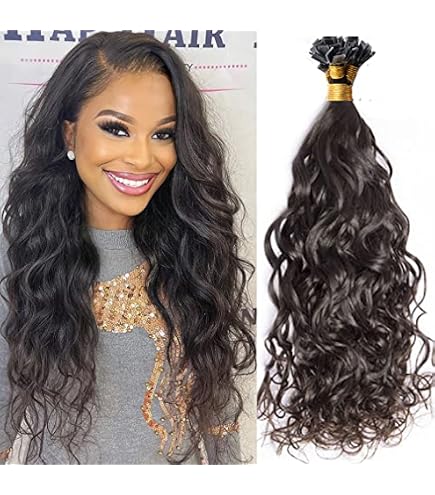 Amazon.com : Nano Ring Real Human Hair Extensions Brazilian  display picture 1