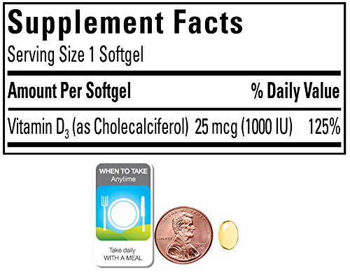 Nature Made Vitamin D3 1000IU - Image 2